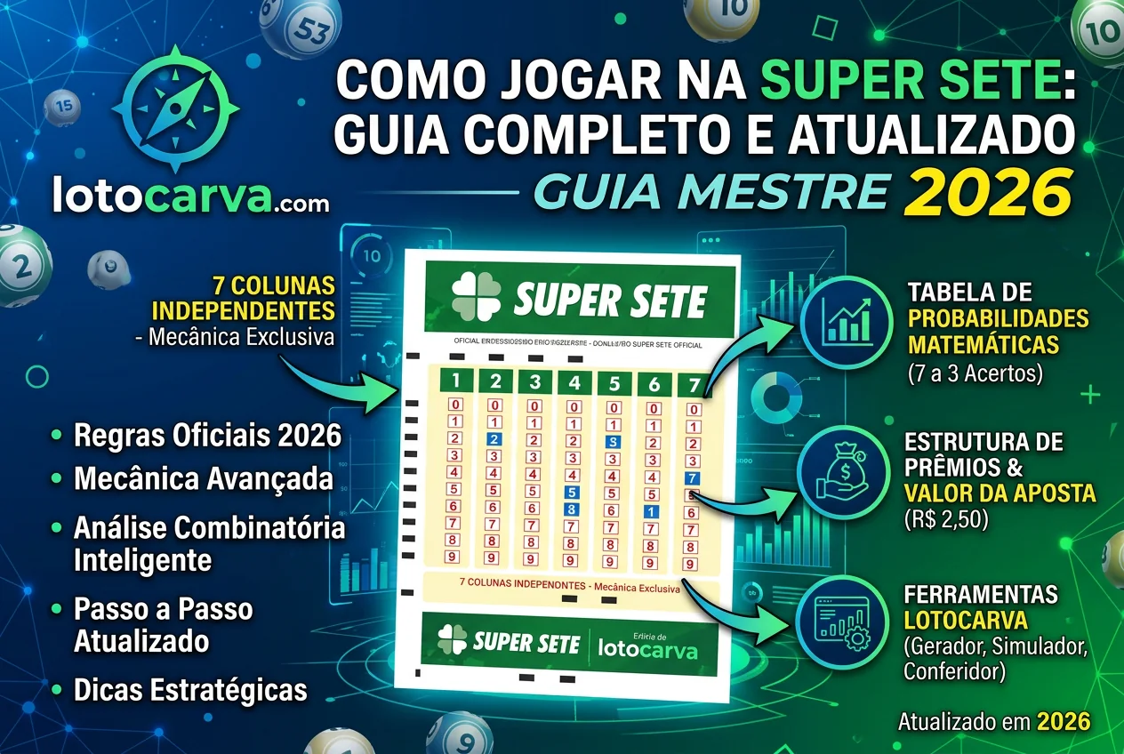 Como jogar na Super Sete - atualizado em 2026
